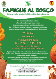 volantino famiglie al bosco