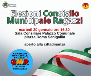 volantino elezioni consiglio municipale ragazzi 2026