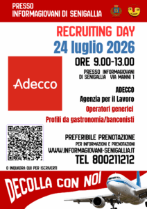 volantino recruiting day adecco